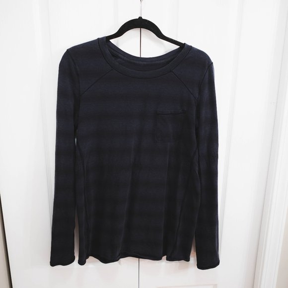 LULULEMON - Long Sleeve Striped Tee - Size 8 - Picture 1 of 5